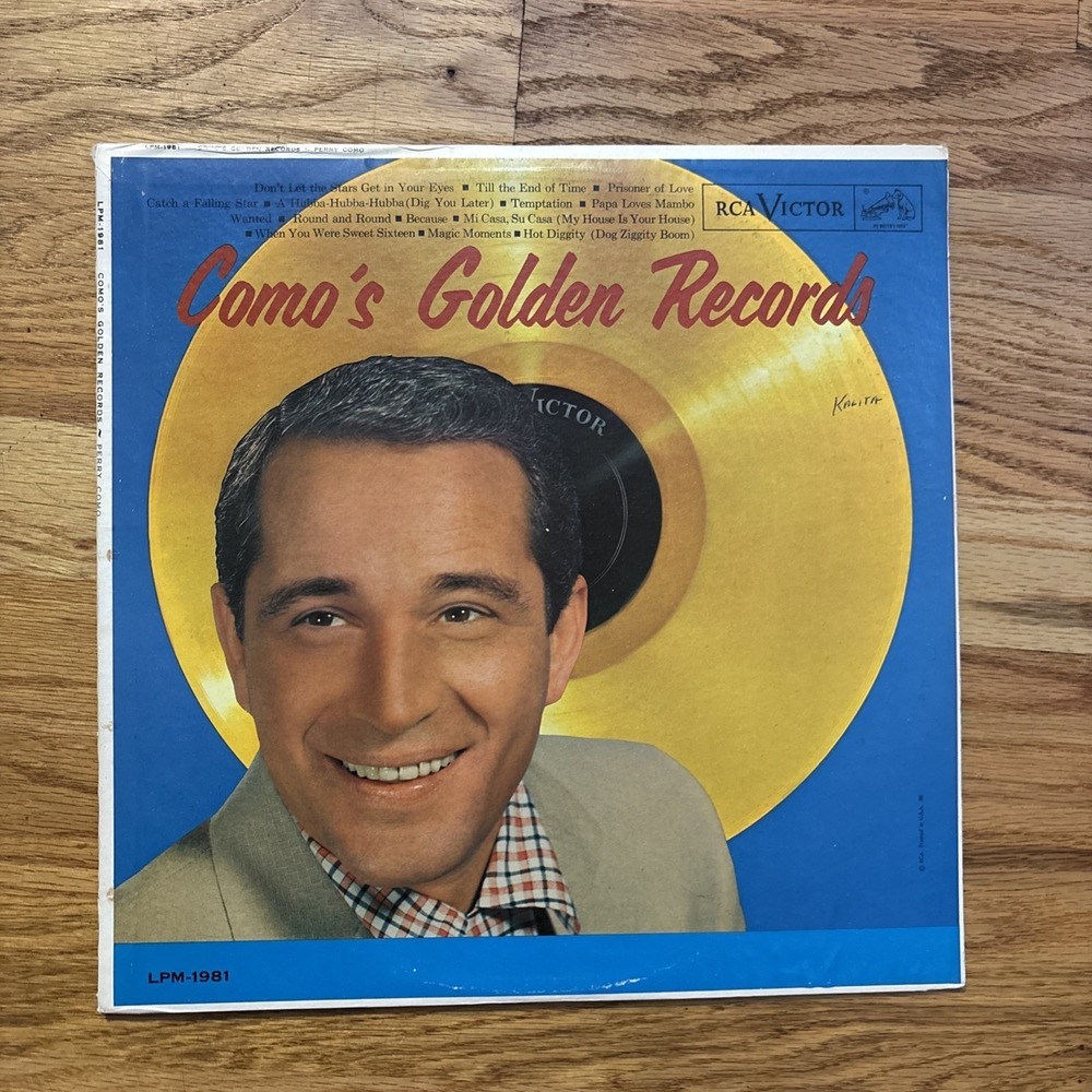 Perry Como Comos‎ Golden Records Vinyl LP RCA Victor LPM-1981 Mono Compilation